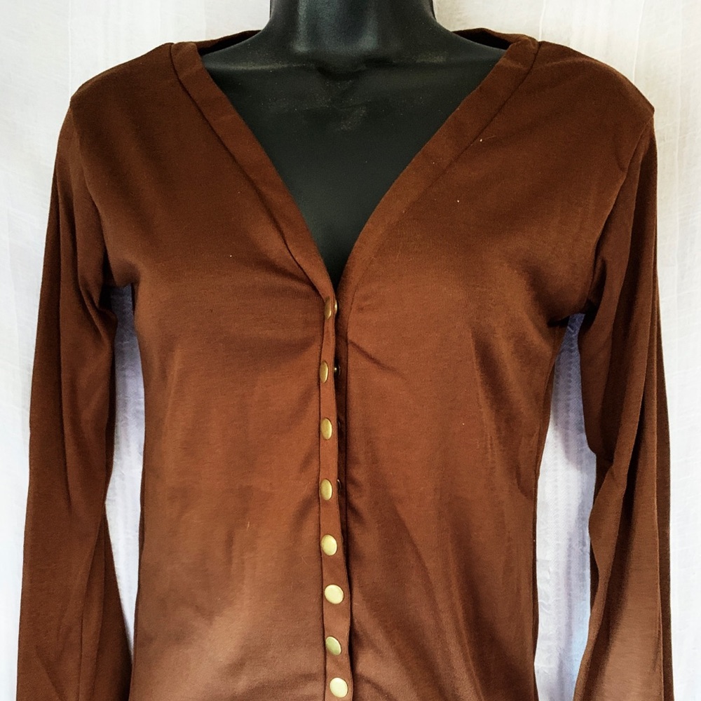 Brown cardigan Sz medium